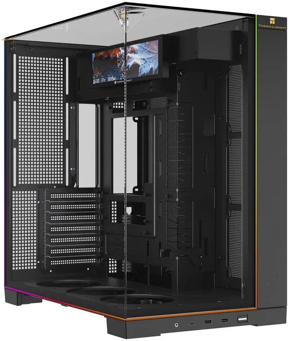Thermalright A70 Vision Black ARGB Caja Torre ATX SPCC/Templado USB-C 9.16" LCD Thermalright A70 Vision Black ARGB Caja Torre ATX SPCC/Templado USB-C 9.16" LCD
