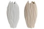 DKD Home Decor Jarrón de Gres Rugoso Surtido de 2 Unidades