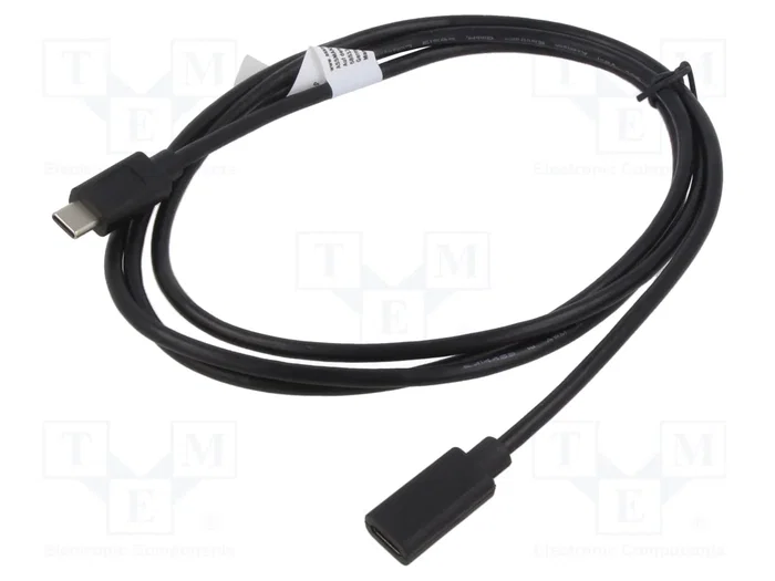 Digitus Cable de extensión USB-C a USB-C 2.0 de 2m, Negro Digitus Cable de extensión USB-C a USB-C 2.0 de 2m, Negro