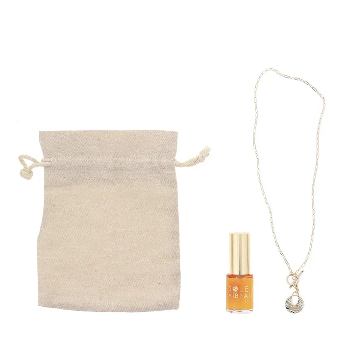 Lalique Soleil Vibrant Gift Set 15ml EDP + Collar + Bolso Lalique Soleil Vibrant Gift Set 15ml EDP + Collar + Bolso