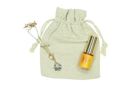 Lalique Soleil Vibrant Gift Set 15ml EDP + Necklace + Bag