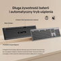 Unitek SlimDuo Conjunto de Teclado y Ratón Inalámbrico Negro-Gris