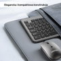 Unitek SlimDuo Conjunto de Teclado y Ratón Inalámbrico Negro-Gris