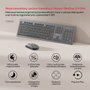 Unitek SlimDuo Conjunto de Teclado y Ratón Inalámbrico Negro-Gris