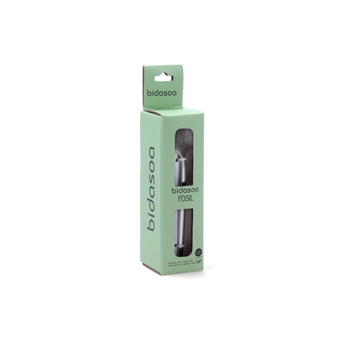 Bidasoa Set de 6 Cucharas Café Fosil Acero Inox 14x3x2 cm Bidasoa Set de 6 Cucharas Café Fosil Acero Inox 14x3x2 cm