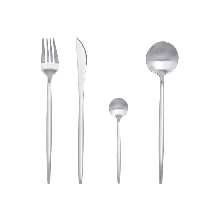 Bidasoa Set de 6 Cucharas Café Fosil Acero Inox 14x3x2 cm Bidasoa Set de 6 Cucharas Café Fosil Acero Inox 14x3x2 cm