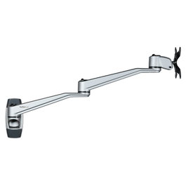 StarTech.com Brazo de Monitor para Montaje en Pared - Soporta Pantallas VESA hasta 30 Pulgadas (76.2 cm), 14 kg, Plata, 52 cm de Alcance