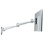 StarTech.com Brazo de Monitor para Montaje en Pared - Soporta Pantallas VESA hasta 30 Pulgadas (76.2 cm), 14 kg, Plata, 52 cm de Alcance
