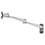StarTech.com Brazo de Monitor para Montaje en Pared - Soporta Pantallas VESA hasta 30 Pulgadas (76.2 cm), 14 kg, Plata, 52 cm de Alcance