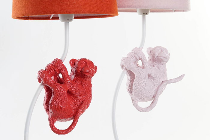 DKD Home Decor Lámpara Sobremesa Moderno Naranja Rosa 17 x 53 x 19 cm (2 Unidades) DKD Home Decor Lámpara Sobremesa Moderno Naranja Rosa 17 x 53 x 19 cm (2 Unidades)