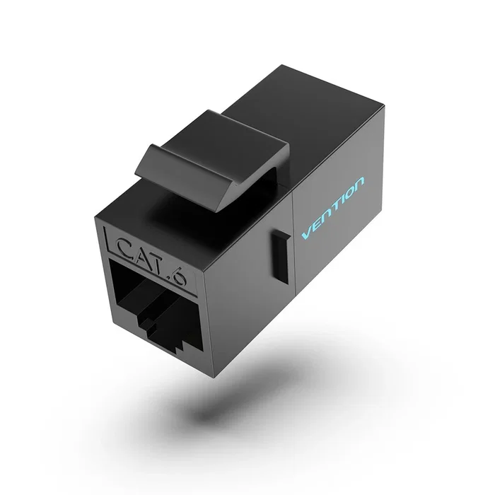 Vention Adaptador Conector RJ45 IPGB0-5 Cat6 UTP Negro (5 uds) Vention Adaptador Conector RJ45 IPGB0-5 Cat6 UTP Negro (5 uds)