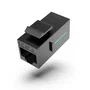 Vention Adaptador Conector RJ45 IPGB0-5 Cat6 UTP Negro (5 uds)