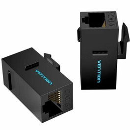 Vention Adaptador Conector RJ45 IPGB0-5 Cat6 UTP Negro (5 unidades)