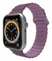 Celly Correa para Apple Watch 42/44/45 mm de Silicona con Cierre Magnético, Color Violeta - Compatible con Apple Watch Series 4/5/6/7/8/SE