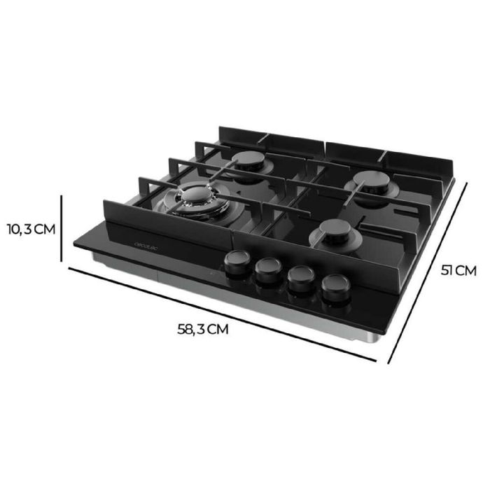 Placa de Gas Cecotec Squad G 4400F 8000 W