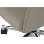 DKD Home Decor Silla de Oficina PU y Metal Beige