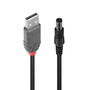 Lindy Cable USB 2.0 Tipo A a DC 5.5mm, 1.5m, para alimentar dispositivos de 5V desde un puerto USB, ideal para aplicaciones móviles.