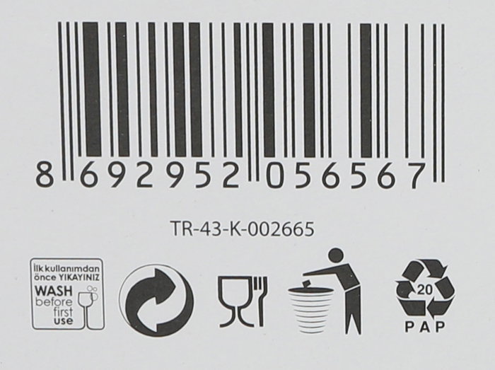 Lav Set 6 Copas Gran Vino Empire 590cc 23.5 cm (4 Cajas)