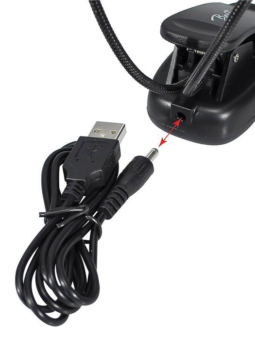 Boston MSL-504 Luz Led Doble para Atril con Cable Usb Boston MSL-504 Luz Led Doble para Atril con Cable Usb