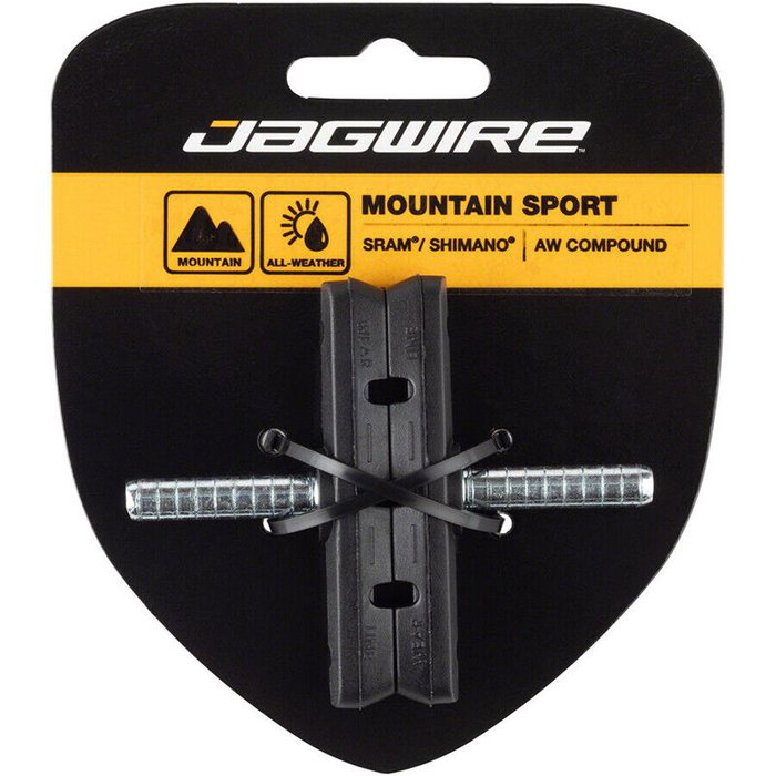 Jagwire Mountain Sport Juego de zapatas Cantilever para MTB Jagwire Mountain Sport Juego de zapatas Cantilever para MTB