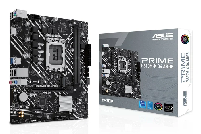 Asus PRIME H610M-K D4 ARGB LGA 1700 Micro ATX DDR4 Asus PRIME H610M-K D4 ARGB LGA 1700 Micro ATX DDR4