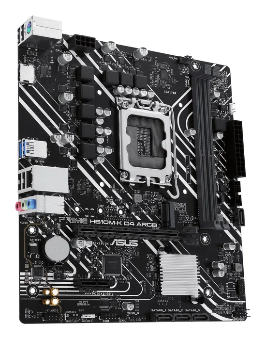 Asus PRIME H610M-K D4 ARGB LGA 1700 Micro ATX DDR4 Asus PRIME H610M-K D4 ARGB LGA 1700 Micro ATX DDR4
