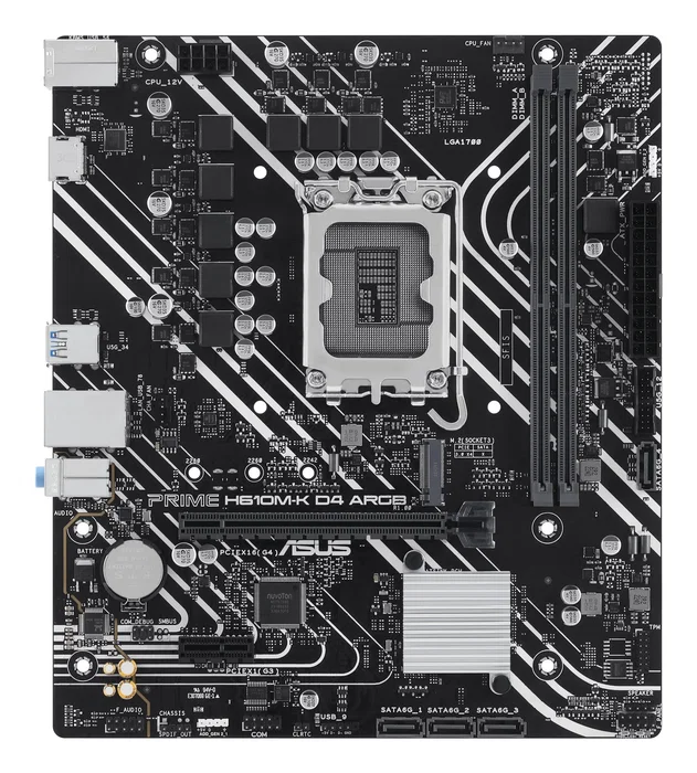 Asus PRIME H610M-K D4 ARGB LGA 1700 Micro ATX DDR4 Asus PRIME H610M-K D4 ARGB LGA 1700 Micro ATX DDR4