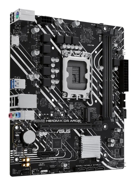 Asus PRIME H610M-K D4 ARGB LGA 1700 Micro ATX DDR4 Asus PRIME H610M-K D4 ARGB LGA 1700 Micro ATX DDR4