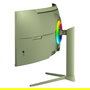 Arozzi Monitor Gaming Nova 49" Curvo Super UltraWide Dual QHD 5120x1440, VA, 165Hz, 4ms, HDR, 1500R, Verde