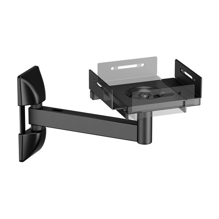 Aisens Soporte Universal de Pared Giratorio e Inclinable para Altavoces SPK05U-421, Negro