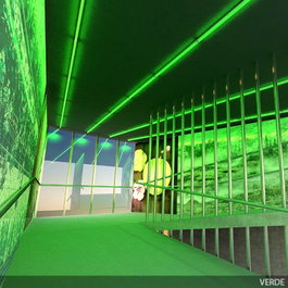 Greenice Tubo LED T8 18W 120cm Verde 1500Lm Difusor Opal