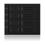 ICY BOX IB-564SSK Bandeja para 4 HDD de 2.5 pulgadas en 3 bahías de 5,25 pulgadas con cerradura