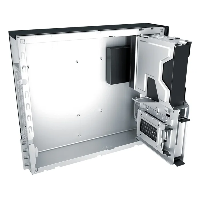 UNYKAch Caja PC UK 3001 Black Escritorio Slim, Micro ATX, Negro, Orientación Horizontal/Vertical, 2x USB 3.0, 2x USB 2.0, Conectores Audio, Bahía 3.5"/2.5"