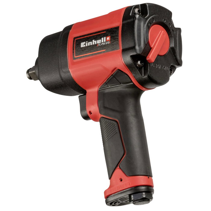 Einhell TC-PW 610 Llave de impacto neumática con kit de 10 dados y maletín