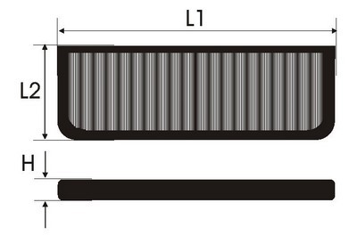 Green Filters Filtro de aire moto ML0578