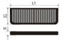 Green Filters Filtro de aire moto ML0578