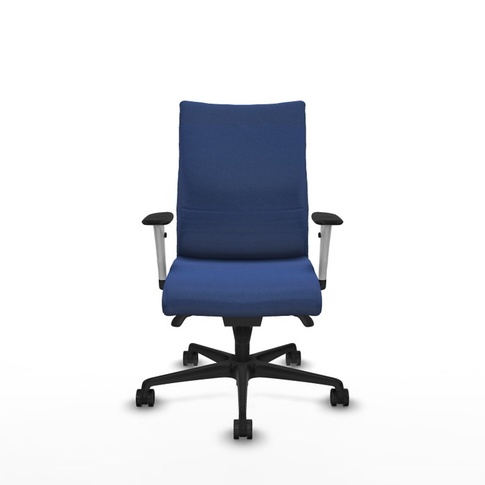 PIQUERAS Y CRESPO Silla Albacete confidente Azul marino con mecanismo Sincro