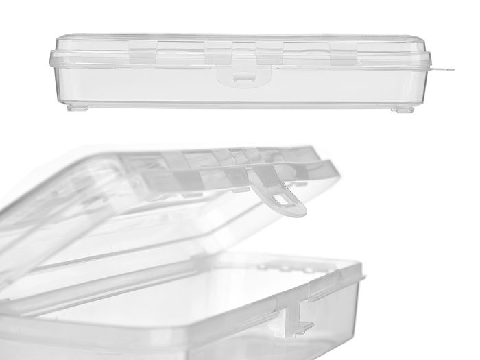 Kipit Estuche Multiuso Viaje 6x25x5 cm Transparente (Set de 48)