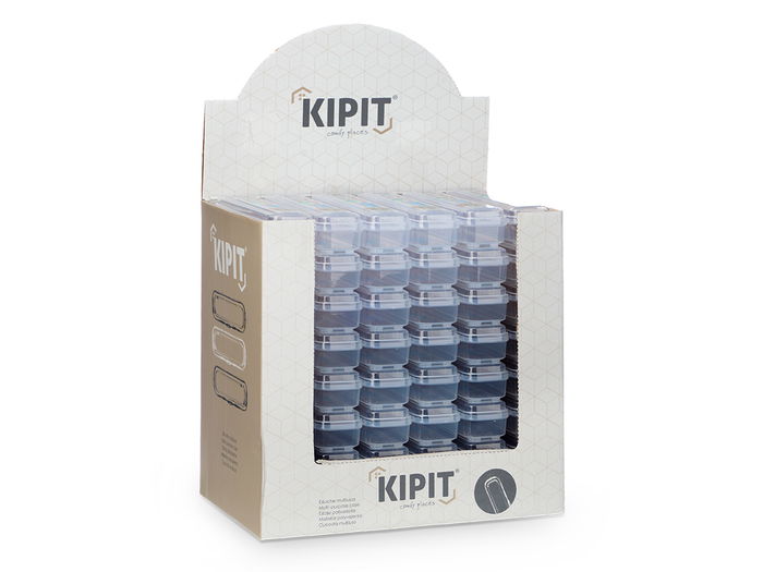 Kipit Estuche Multiuso Viaje 6x25x5 cm Transparente (Set de 48)