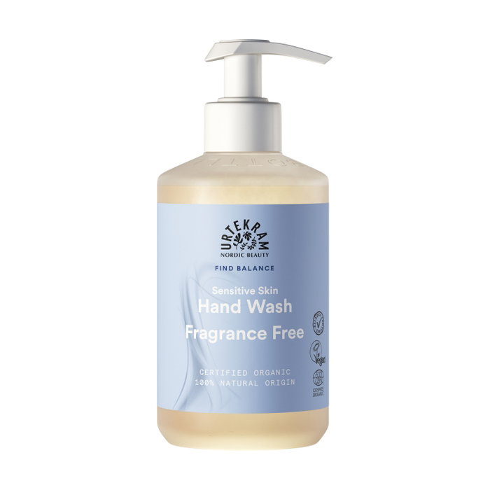 URTEKRAM Jabón de manos Fragrance Free con dispensador 300ml