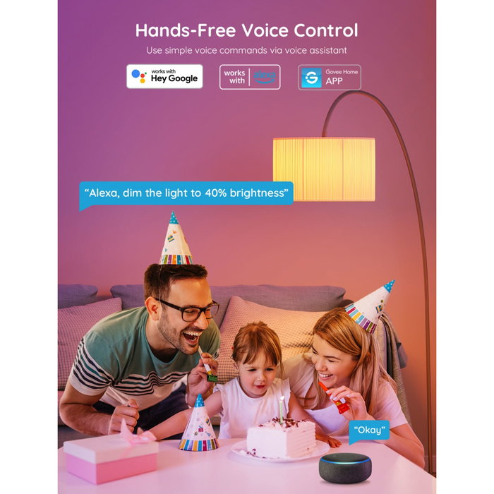 Govee Bombilla inteligente LED H6004 Wi-Fi/Bluetooth 800lm E27 Govee Bombilla inteligente LED H6004 Wi-Fi/Bluetooth 800lm E27