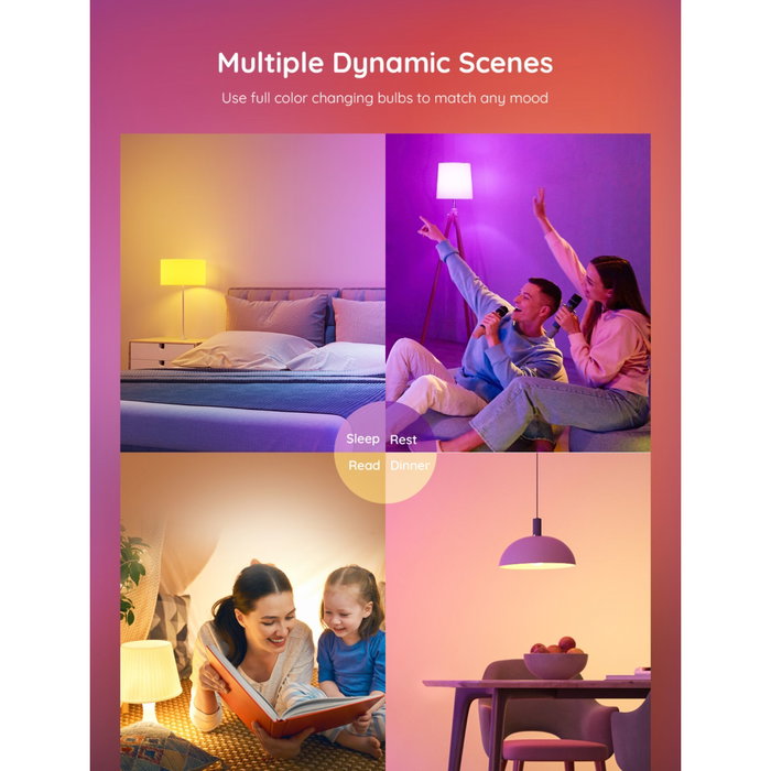Govee Bombilla inteligente LED H6004 Wi-Fi/Bluetooth 800lm E27 Govee Bombilla inteligente LED H6004 Wi-Fi/Bluetooth 800lm E27