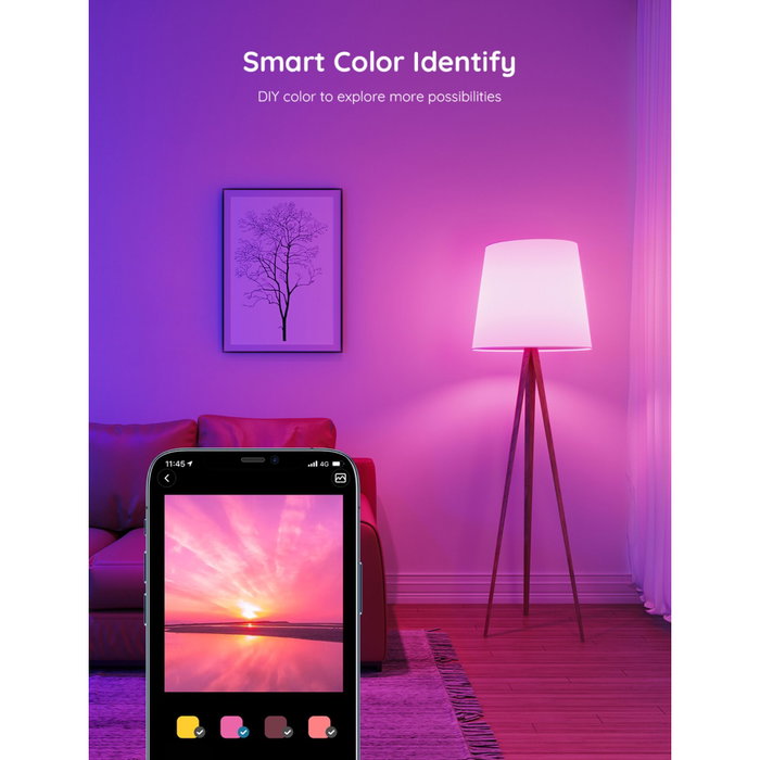 Govee Bombilla inteligente LED H6004 Wi-Fi/Bluetooth 800lm E27 Govee Bombilla inteligente LED H6004 Wi-Fi/Bluetooth 800lm E27