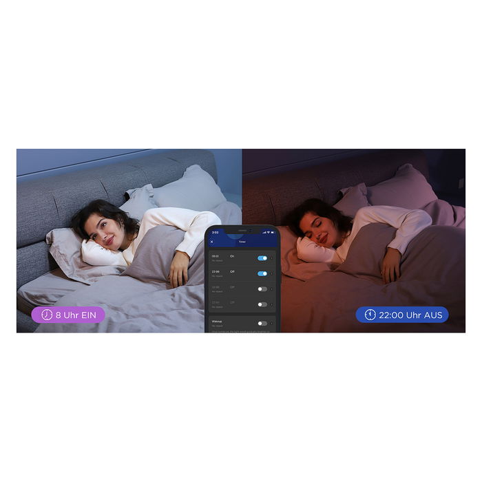 Govee H6004 Bombilla Inteligente Wifi y Bluetooth, 800lm LED E27 Blanca, Blanco, Luz Multicolor, Regulable, Compatible con Alexa y Google Assistant