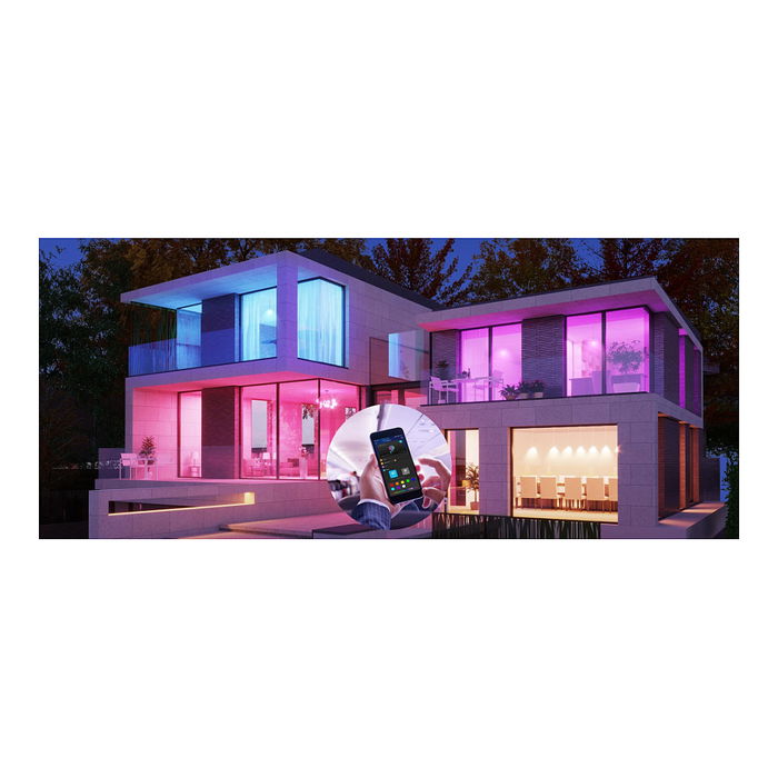 Govee H6004 Bombilla Inteligente Wifi y Bluetooth, 800lm LED E27 Blanca, Blanco, Luz Multicolor, Regulable, Compatible con Alexa y Google Assistant