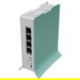 MikroTik L41G-2axD hAP Router de Sobremesa Wi-Fi 6 (802.11ax) Banda 2.4 GHz, 4x Gigabit LAN, Puerto USB, RouterOS, Color Verde/Blanco