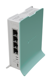 MIKROTIK hAP Router Inalámbrico Gigabit Ethernet Banda Única (2,4 GHz) Wi-Fi 6 Verde, Blanco