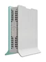 MikroTik hAP ax lite L41G-2AXD Wi-Fi 6 de banda única (2,4 GHz), Verde y Blanco