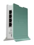 MikroTik hAP ax lite L41G-2AXD Wi-Fi 6 de banda única (2,4 GHz), Verde y Blanco