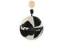 DKD Home Decor Lámpara de Sobremesa Mango y Metal Vaca